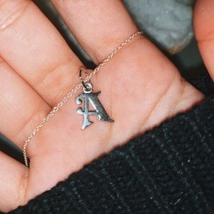 “A” Necklace